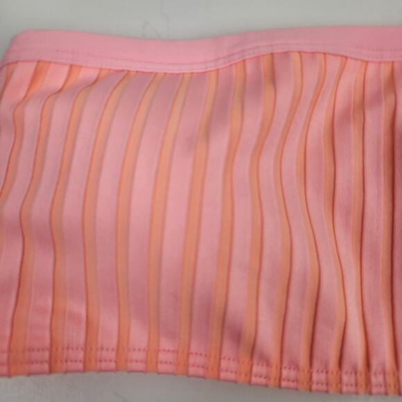 L*Space Axel Bikini Top in Pink Orange Two Tone Size Medium NWT One Shoulder - Picture 2 of 5